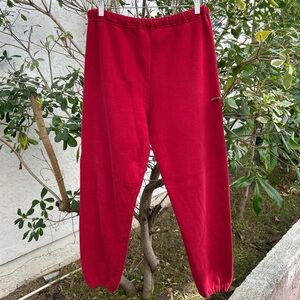 Vintage 1990s Russell Athletic Red Sweatpants USA Made L 30x31